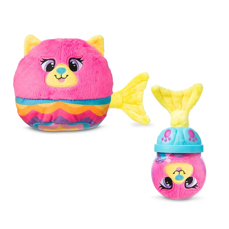 М’яка іграшка MISFITTENS W2 - КОШЕНЯ В АКВАРІУМІ (в асорт.)