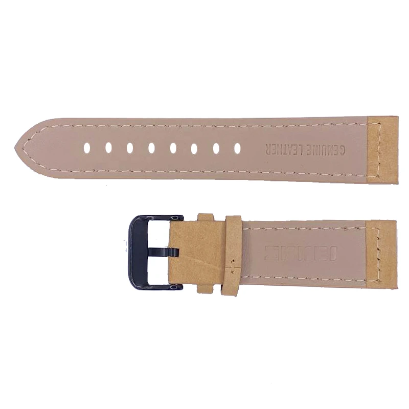 Ремінець для годинника 22 мм Нубук Хакі