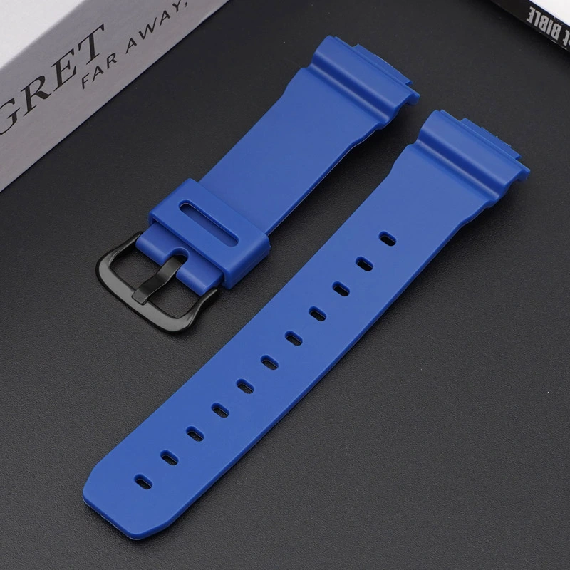 Ремінець для Casio G-Shock DW-5600/6900/G-5600/GW-M5610 Blue Black