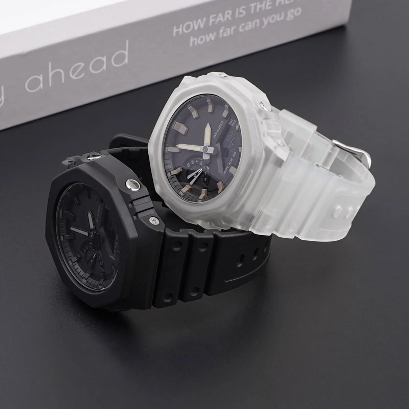 Ремінець для Casio G-Shock GA-2100/2110 Black SI