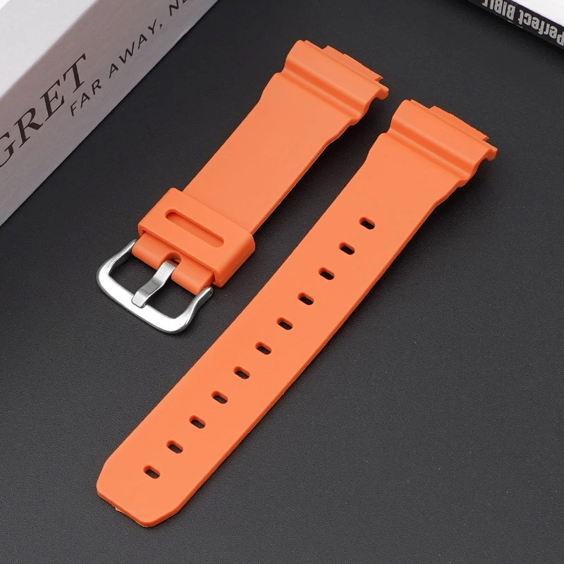 Ремінець для Casio G-Shock DW-6900 Orange SI