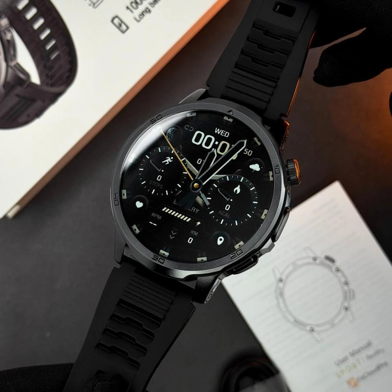 Розумний годинник Modfit ActiveShield Black (1077-0355) — тактичний смарт-годинник з захистом 5 ATM та акумулятором 1000 mAh — фото 2