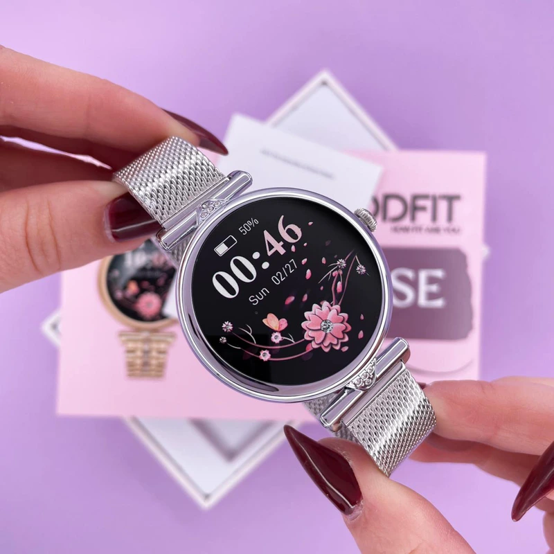 Розумний годинник Modfit Eclipse Silver Mesh + ремінець в подарунок STOPPED