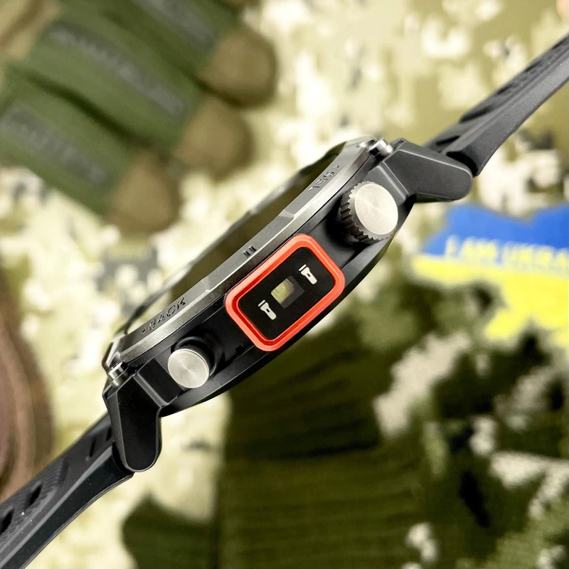 Розумний годинник Modfit Rugged Black — чоловічий смарт-годинник з TFT-дисплеєм та захистом IP67 — фото 7