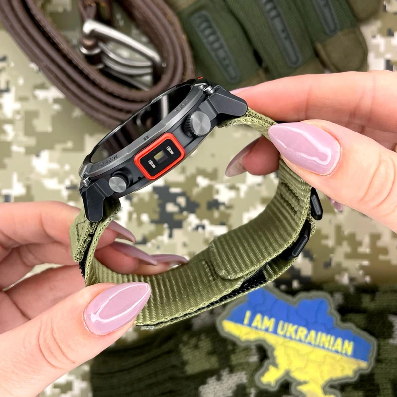 Розумний годинник Modfit Rugged Black — чоловічий смарт-годинник з TFT-дисплеєм та захистом IP67 — фото 8