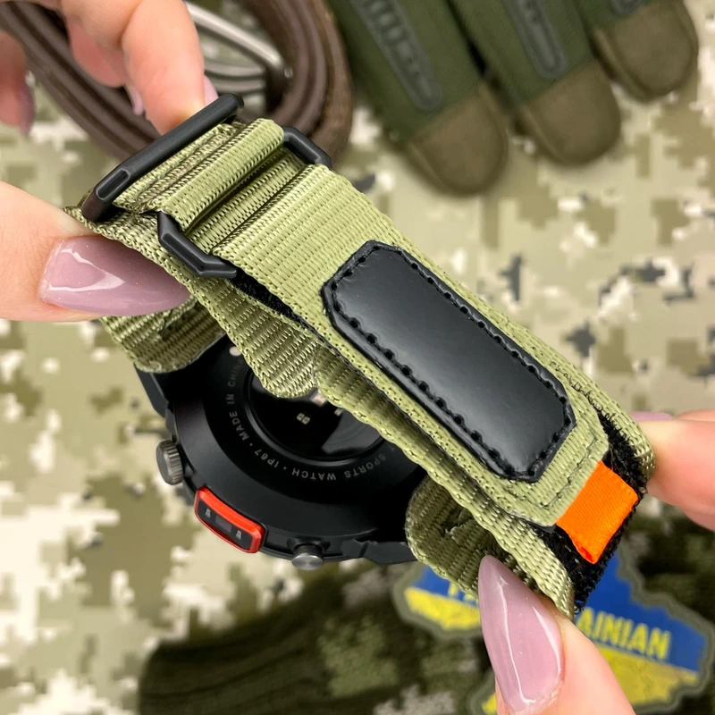 Розумний годинник Modfit Rugged Black — чоловічий смарт-годинник з TFT-дисплеєм та захистом IP67 — фото 9