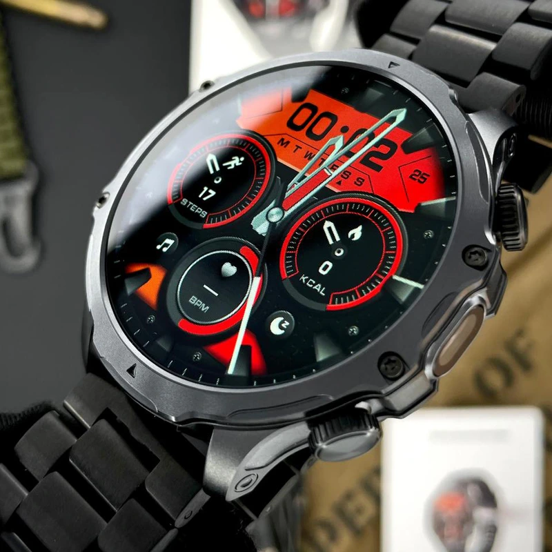 Розумний годинник Modfit Tactic Blaze Black Steel + ремінець в подарунок