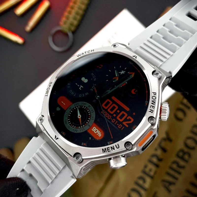 Розумний годинник Modfit Titan-X Silver Silica STOPPED