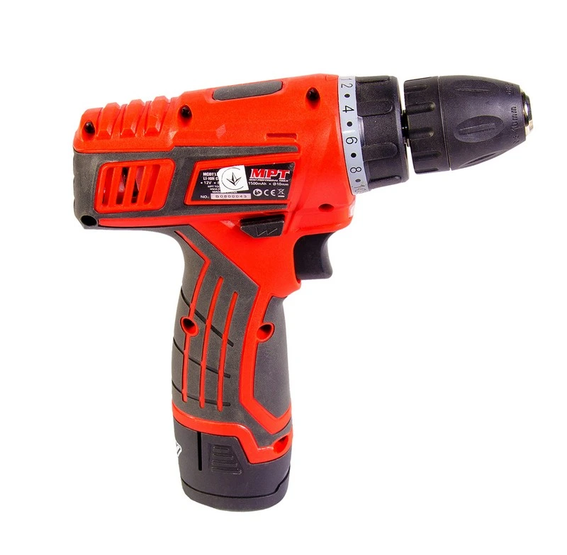 Дриль-шурупокрут MPT акумуляторний 12V Li-ion 1.5 А·год 0-600 об/хв 0-10 мм 1 АКБ MCDT1216.B1