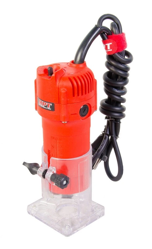 Фрезер ручний (керамічний) MPT PROFI 500 Вт патрон 6 мм-1/4" 32000 об/хв додаткові щітки MLT5003