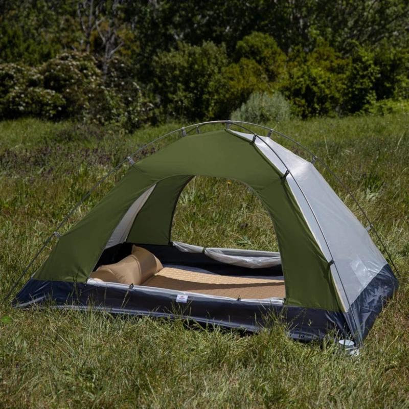 Намет двомісний Naturehike P-Series NH18Z022-P, 210T/65D, темний хакі — фото 3