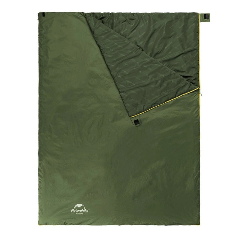 Спальний мішок Naturehike LW180 Mini NH21MSD04, правий, темно-зелений