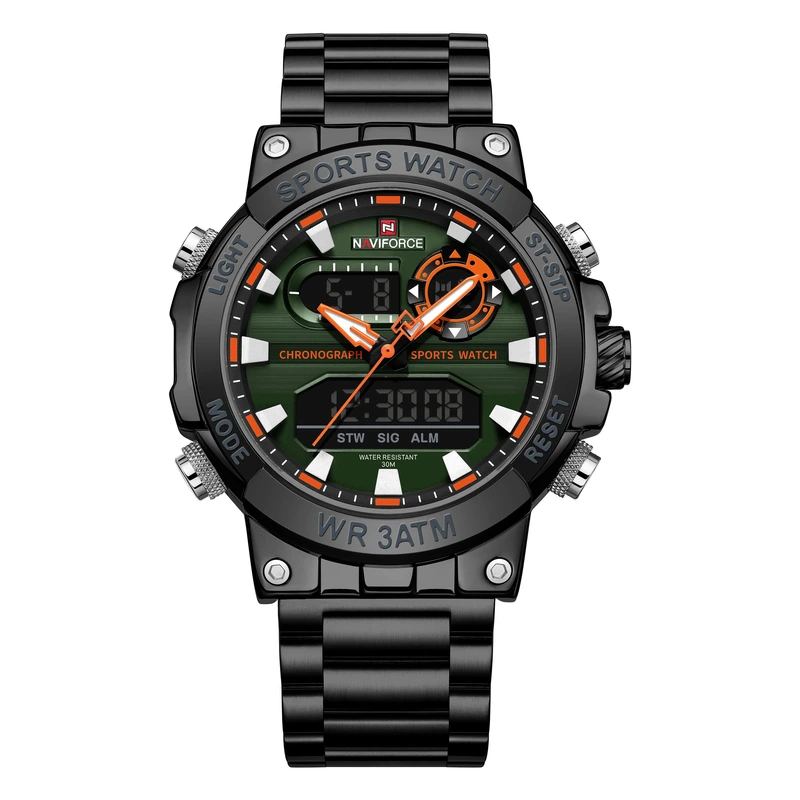 Чоловічий спортивний тактичний годинник Naviforce Brutal