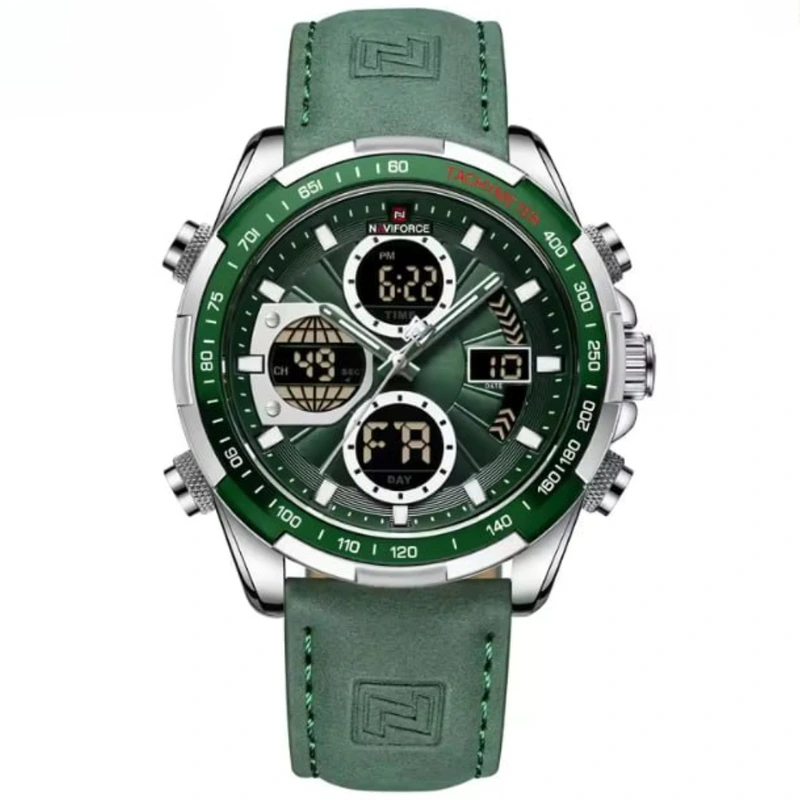 Чоловічий спортивний тактичний годинник Naviforce Fly ArmyGreen