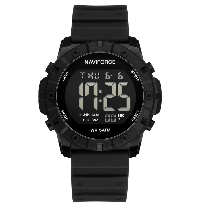 Чоловічий спортивний водостійкий тактичний годинник Naviforce Professional