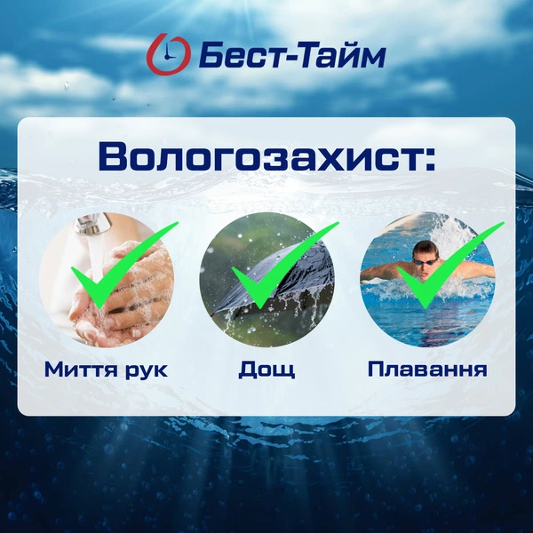 Чоловічий спортивний водостійкий тактичний годинник Naviforce Run