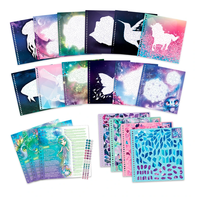 Набір для творчості NEBULOUS STARS – СКЕТЧБУК: СТИКЕРИ ЗА НОМЕРАМИ