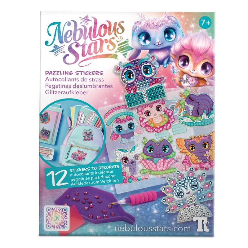 Набір для створення стикерів з алмазною мозаїкою NEBULOUS STARS – КОСМІЧНІ УЛЮБЛЕНЦІ