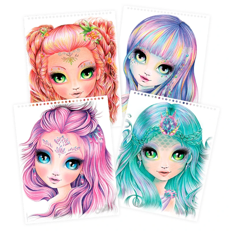 Набір для творчості NEBULOUS STARS – СКЕТЧБУК: МАКІЯЖ, СЯЙВО ГАЛАКТИК