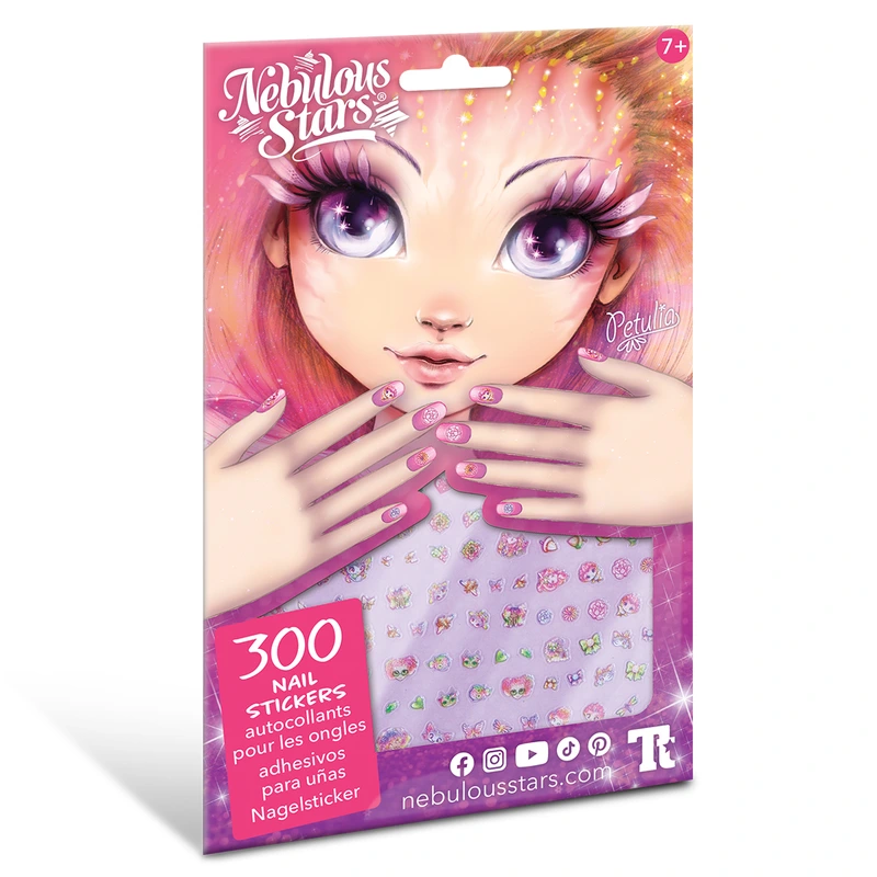 Набір наліпок на нігті NEBULOUS STARS – БОДІ-АРТ: ЗОРЯНА КРАСА (в асорт.)