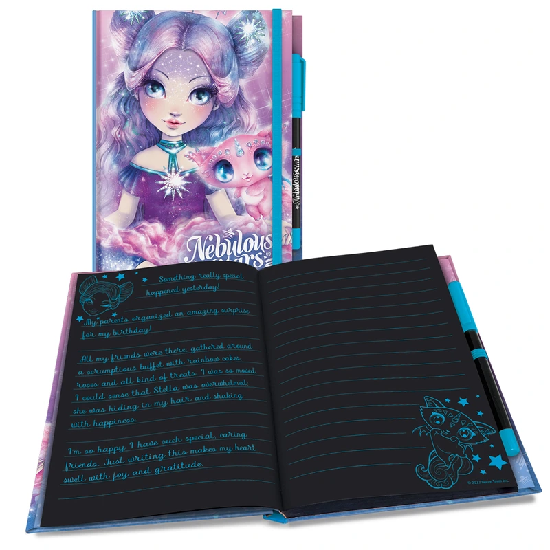 Блокнот NEBULOUS STARS – ЧОРНІ АРКУШІ ДЕЛЮКС (в асорт.)