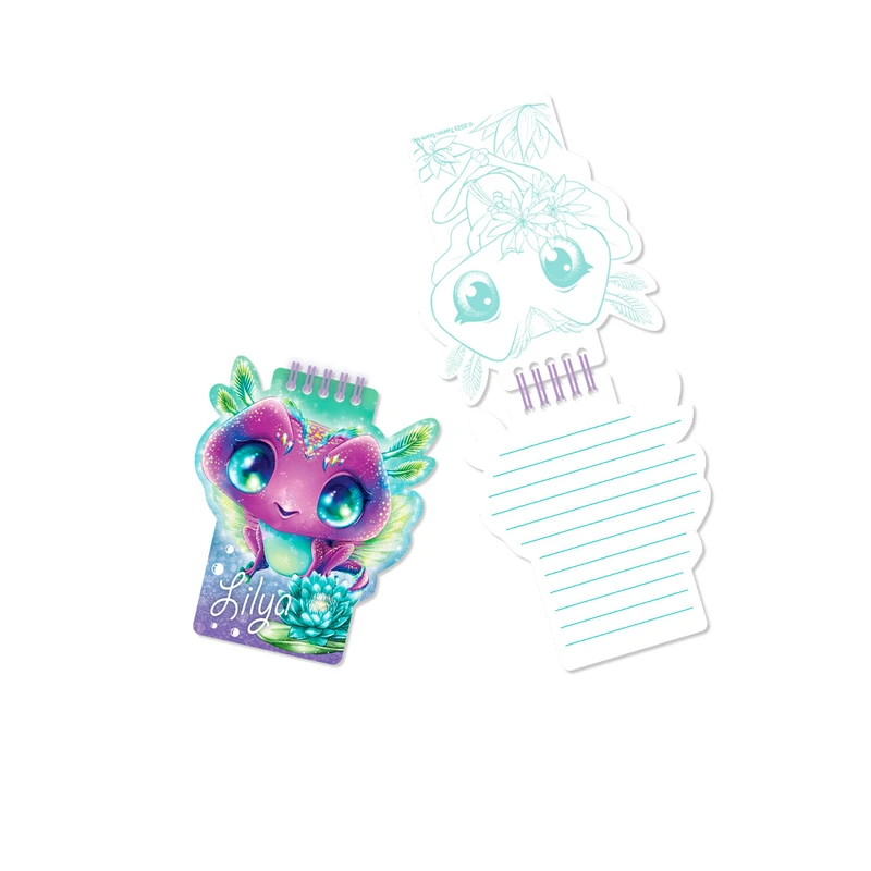 Великий пухнастий блокнот 2-в-1 NEBULOUS STARS - ЛІЛІЯ