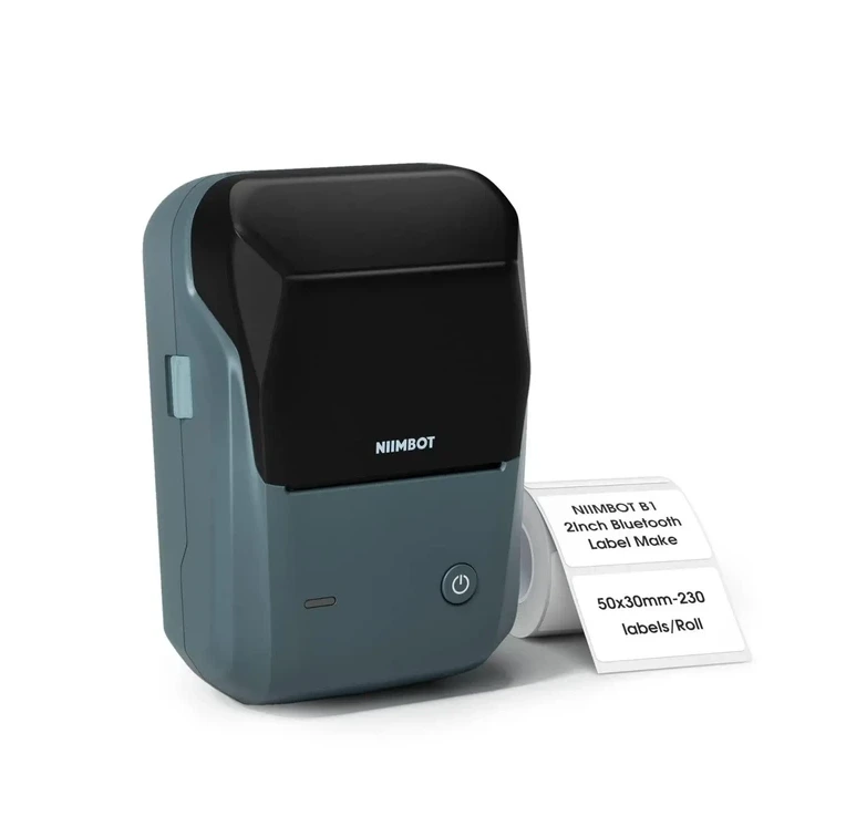 Термопринтер для друку наклейок NIIMBOT B1 DARK BLUE — фото 4