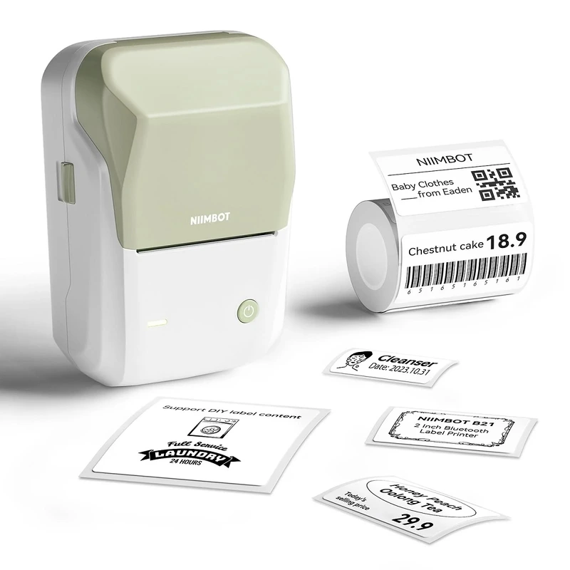 Термопринтер для друку наклейок NIIMBOT B1 Green