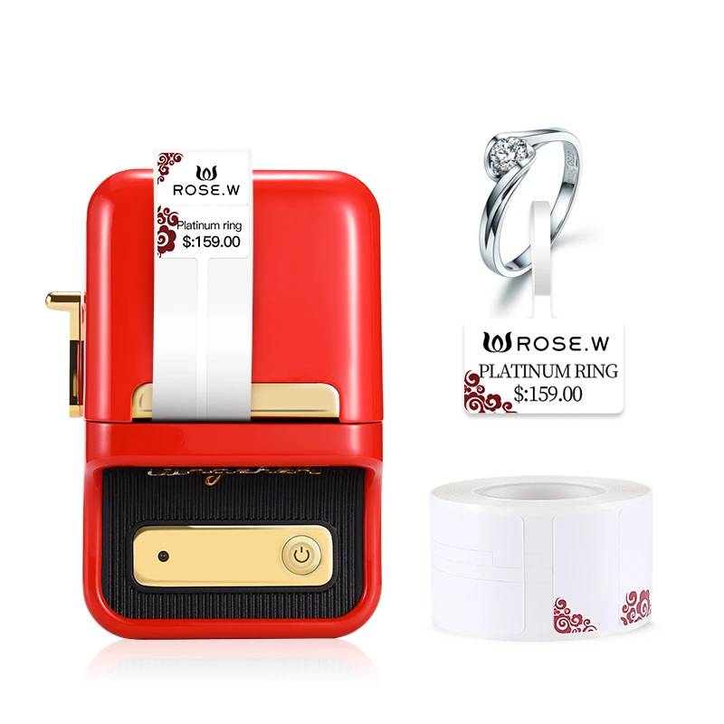 Термопринтер для друку наклейок NIIMBOT B21S Red — фото 6