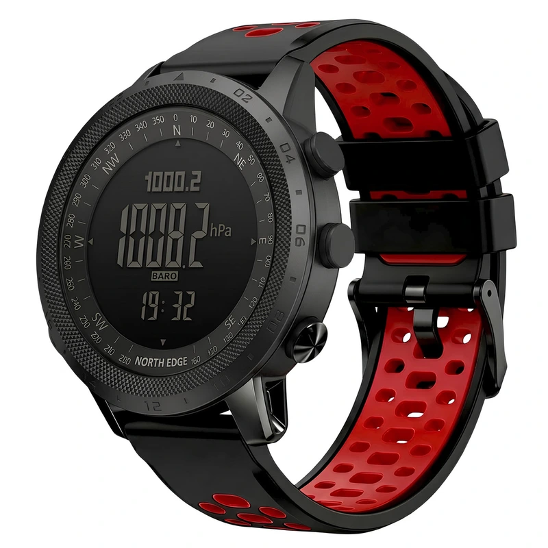 North Edge Desert Flex Red 5BAR з компасом, 2 ремінці