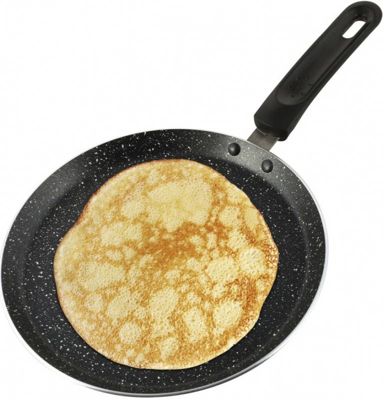 Сковорода млинна Ofenbach Black Marble Ø26см з мармуровим покриттям