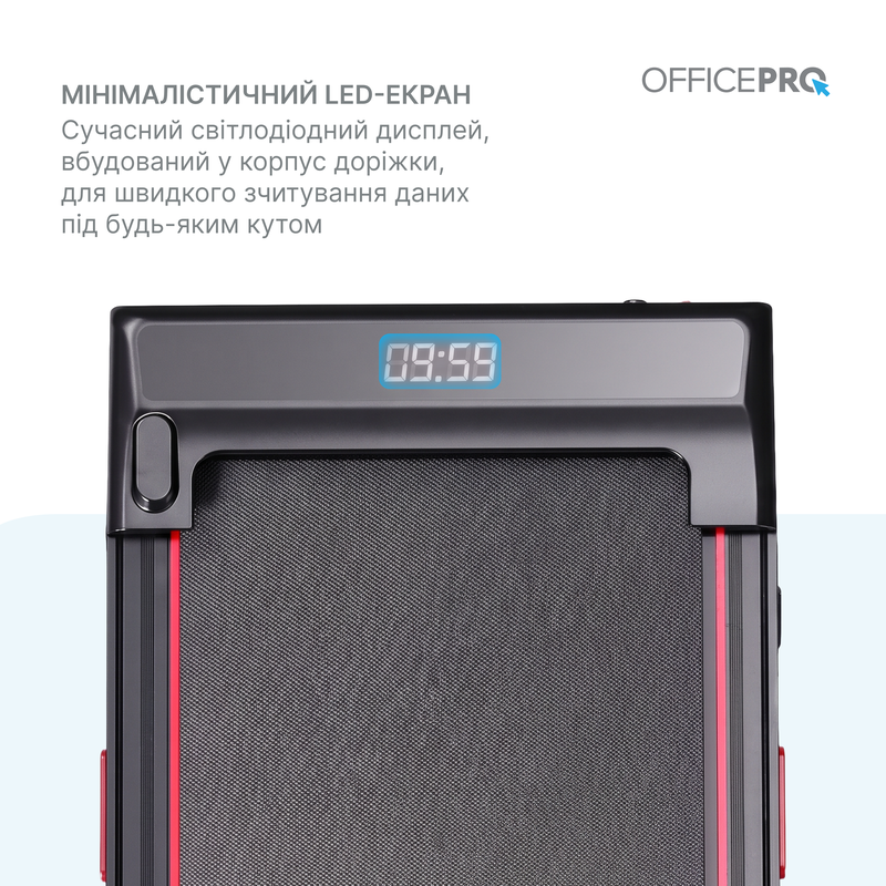 Доріжка для ходьби OfficePro (TD058) 1.5 HP 1-6 км/год 90 кг — фото 4