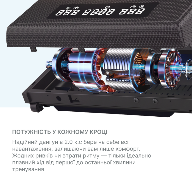 Доріжка для ходьби OfficePro (TD089) 2 HP 1-10 км/год 130 кг — фото 5