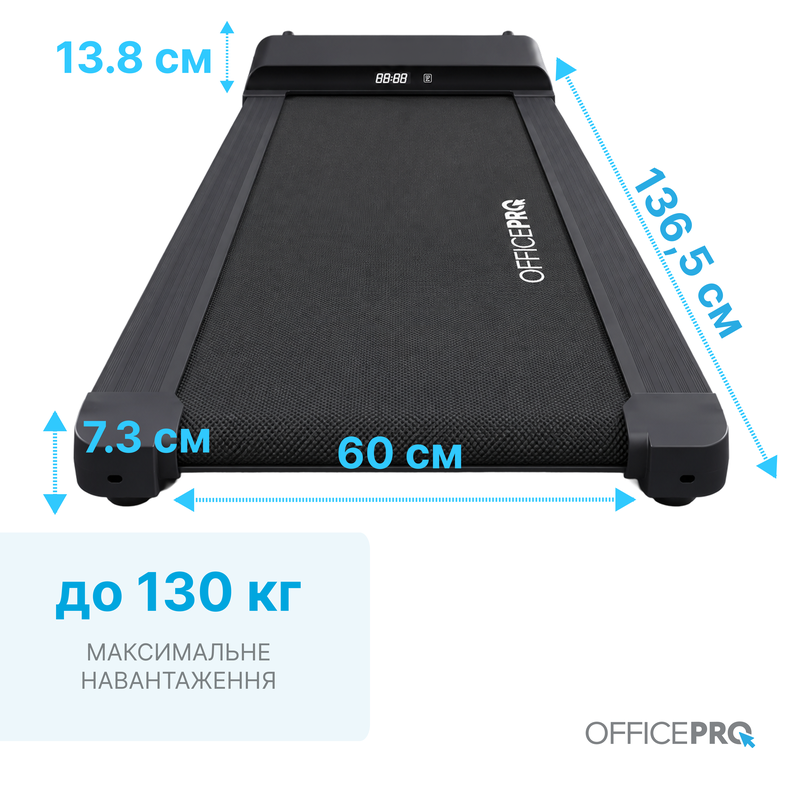 Доріжка для ходьби OfficePro (TD091) 2 HP 1-6 км/год 100 кг — фото 12