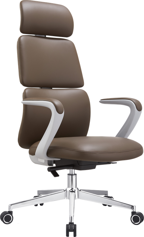 Крісло офісне OfficePro Delicate OC690BR Brown PVC