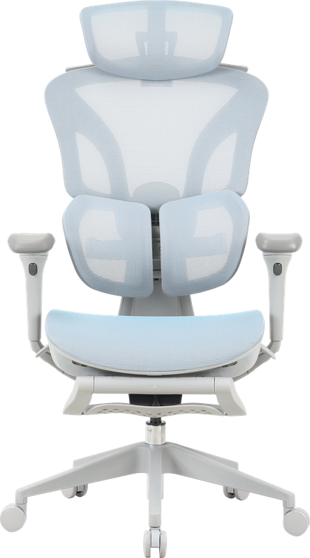 Крісло офісне OfficePro Elite OC950GLB Gray/Light Blue