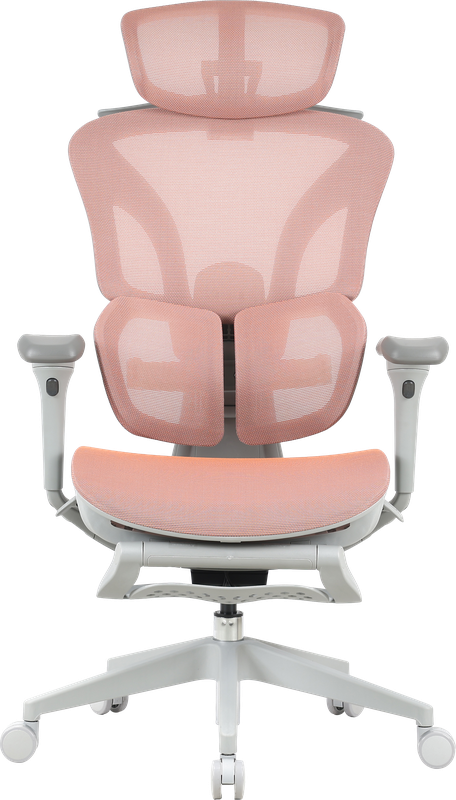 Крісло офісне OfficePro Elite OC950GLP Gray/Light Pink
