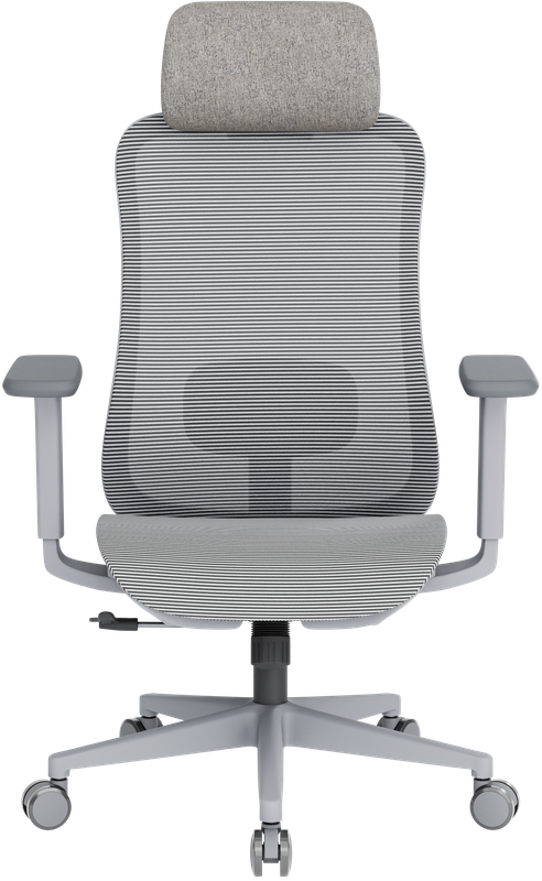 Крісло офісне OfficePro Wave OC670-G-G-G