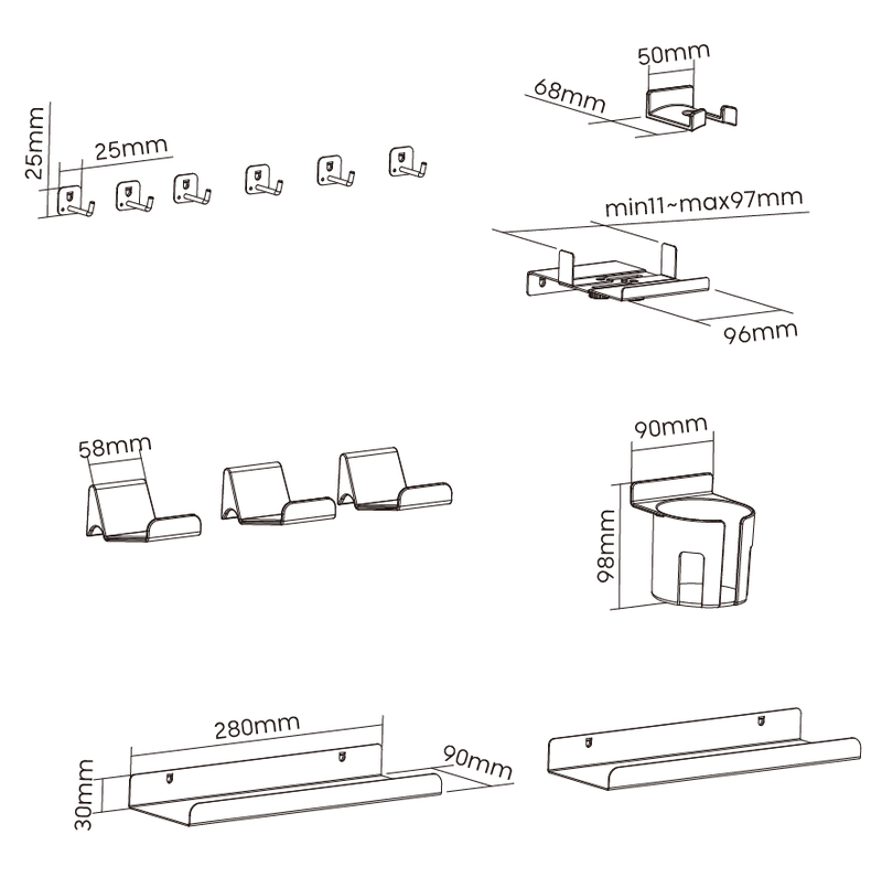 Набір аксесуарів для органайзерів OfficePro OA530 White
