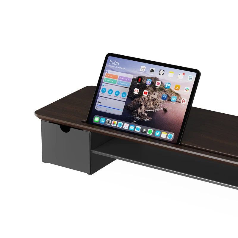 Настільна підставка для монітора OfficePro MR161DW Dark Wood/Black