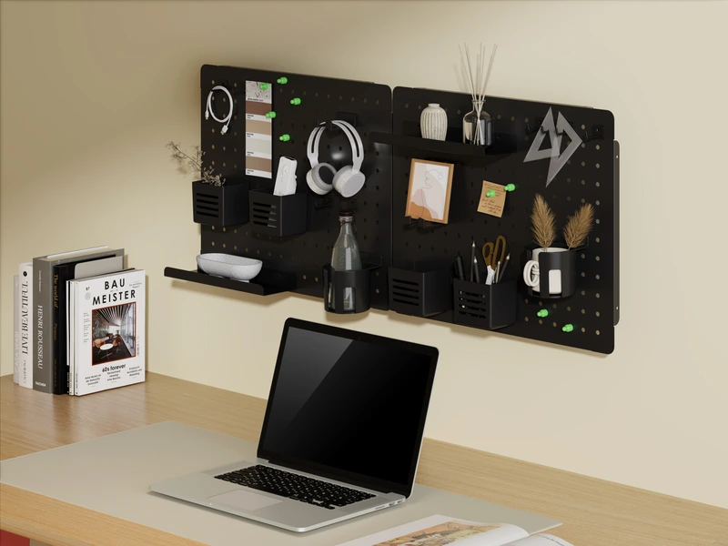 Настінна дошка-органайзер OfficePro WO910B Black