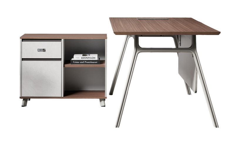 Стіл з тумбочкою OfficePro PG-M24B-16B