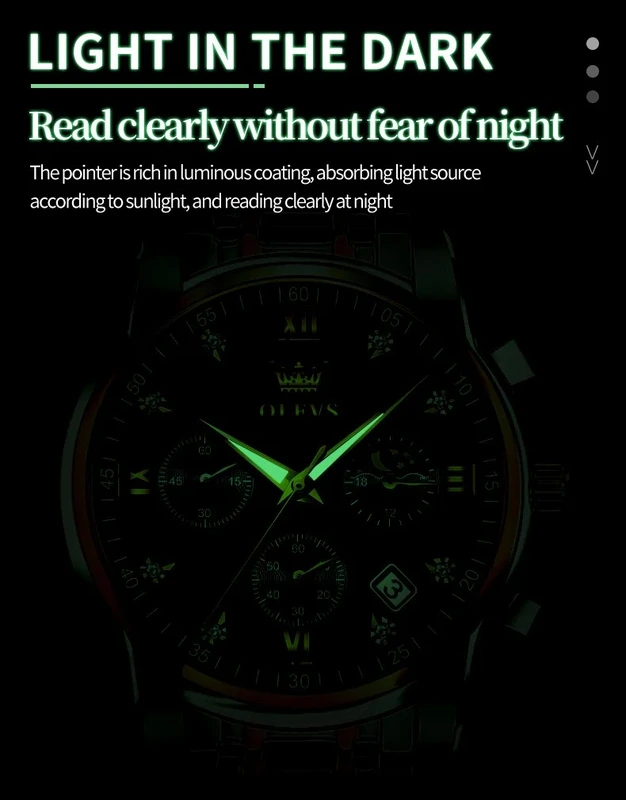 Годинник наручний Olevs 2858 White Accents