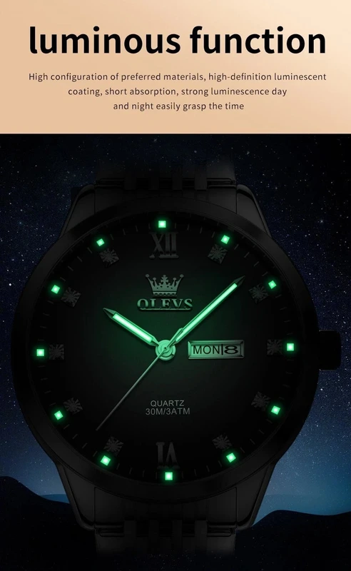 Годинник наручний Olevs 2943 Gray Natural