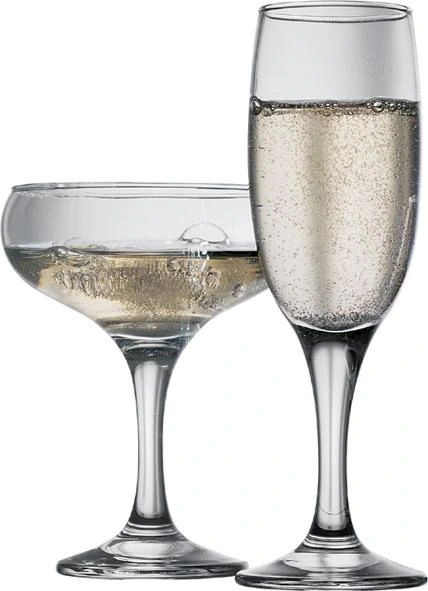 Набір 6 фужерів для шампанського Bistro 190мл