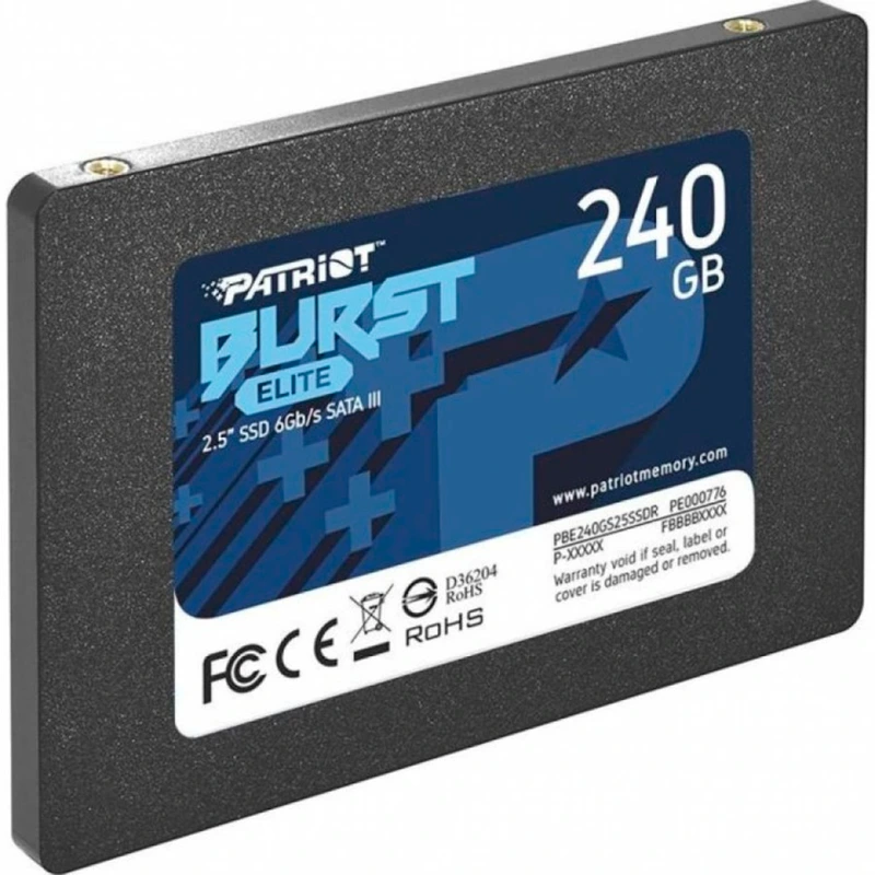 Накопичувач SSD Patriot Burst Elite 240GB 2.5" 7mm SATAIII TLC 3D — фото 4