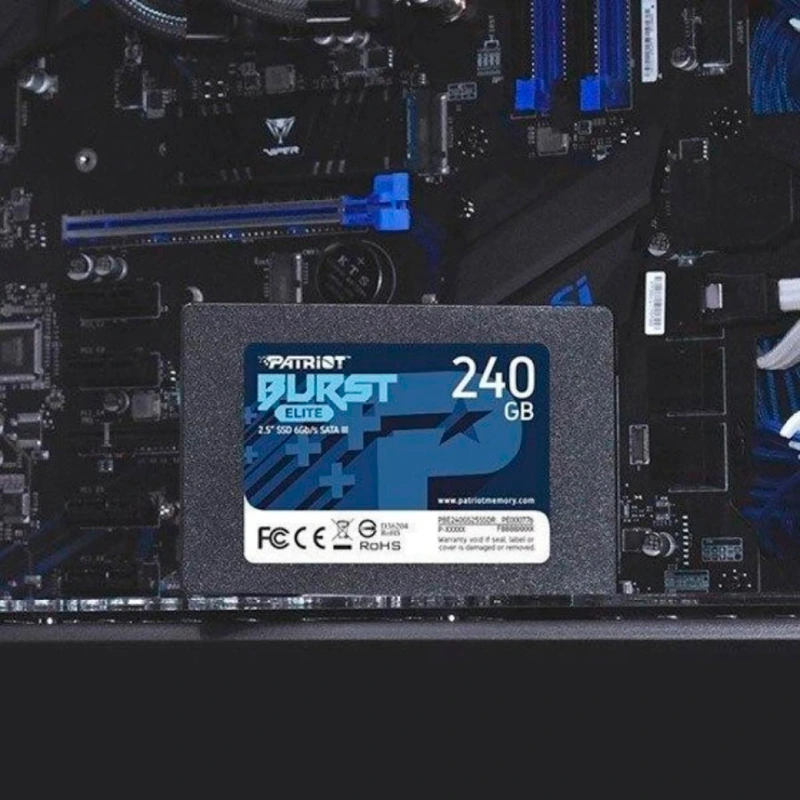 Накопичувач SSD Patriot Burst Elite 240GB 2.5" 7mm SATAIII TLC 3D — фото 6