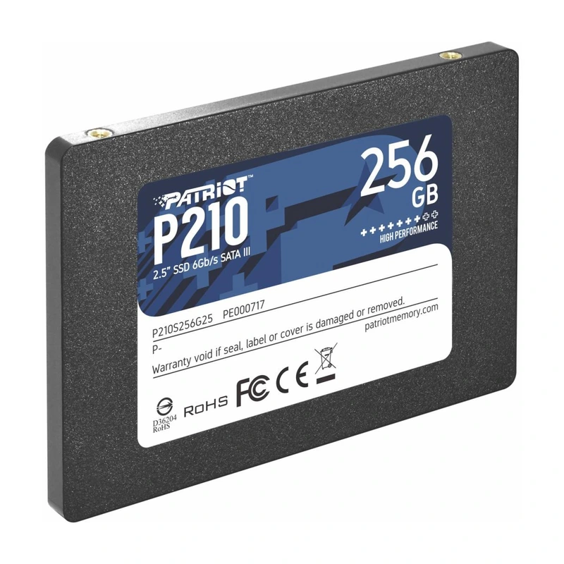 Накопичувач SSD Patriot P210 256GB 2.5" 7mm SATAIII 3D QLC — фото 3