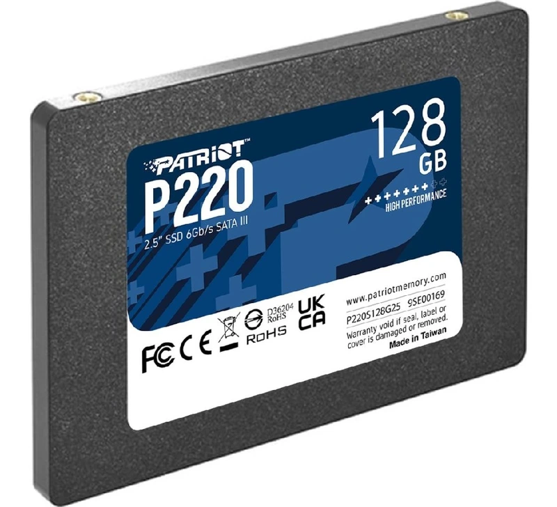 Накопичувач SSD Patriot P220 128GB 2.5" 7mm SATAIII — фото 4