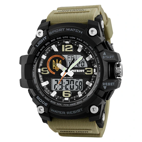 Patriot 012BKKHUAGD Тризуб золото Чорні з хакі + Коробка